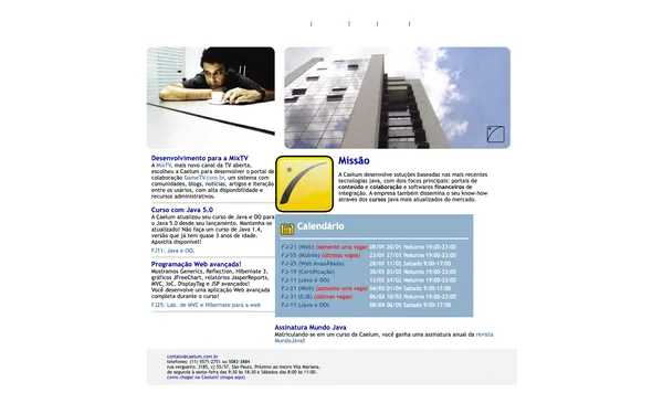 Screenshot de Caelum — Ensino e Inovação