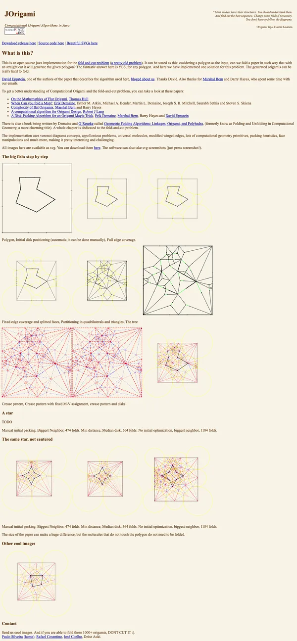 Screenshot de Mestrado — Matemática e Algoritmos das Dobras