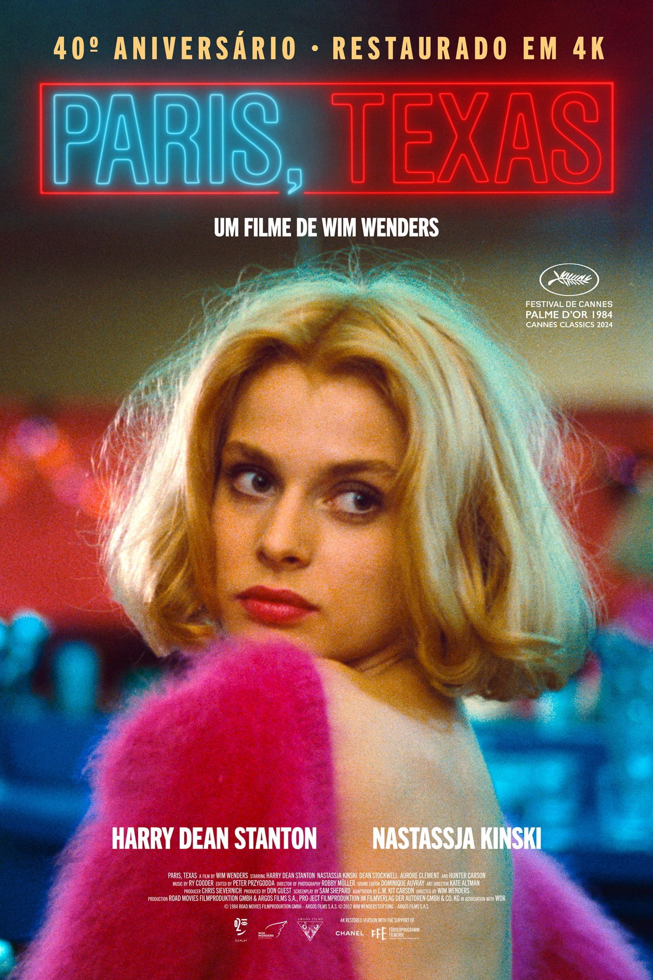 Pôster de Paris, Texas com Nastassja Kinski