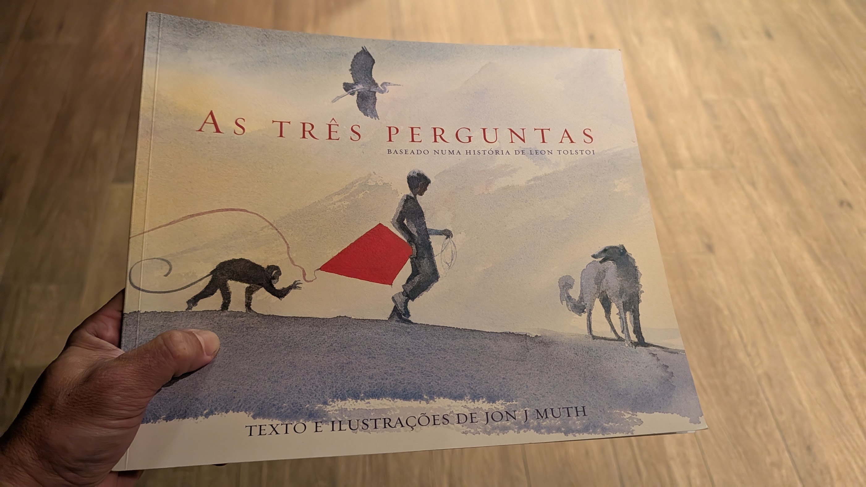 Capa de As Três Perguntas, de Jon J Muth