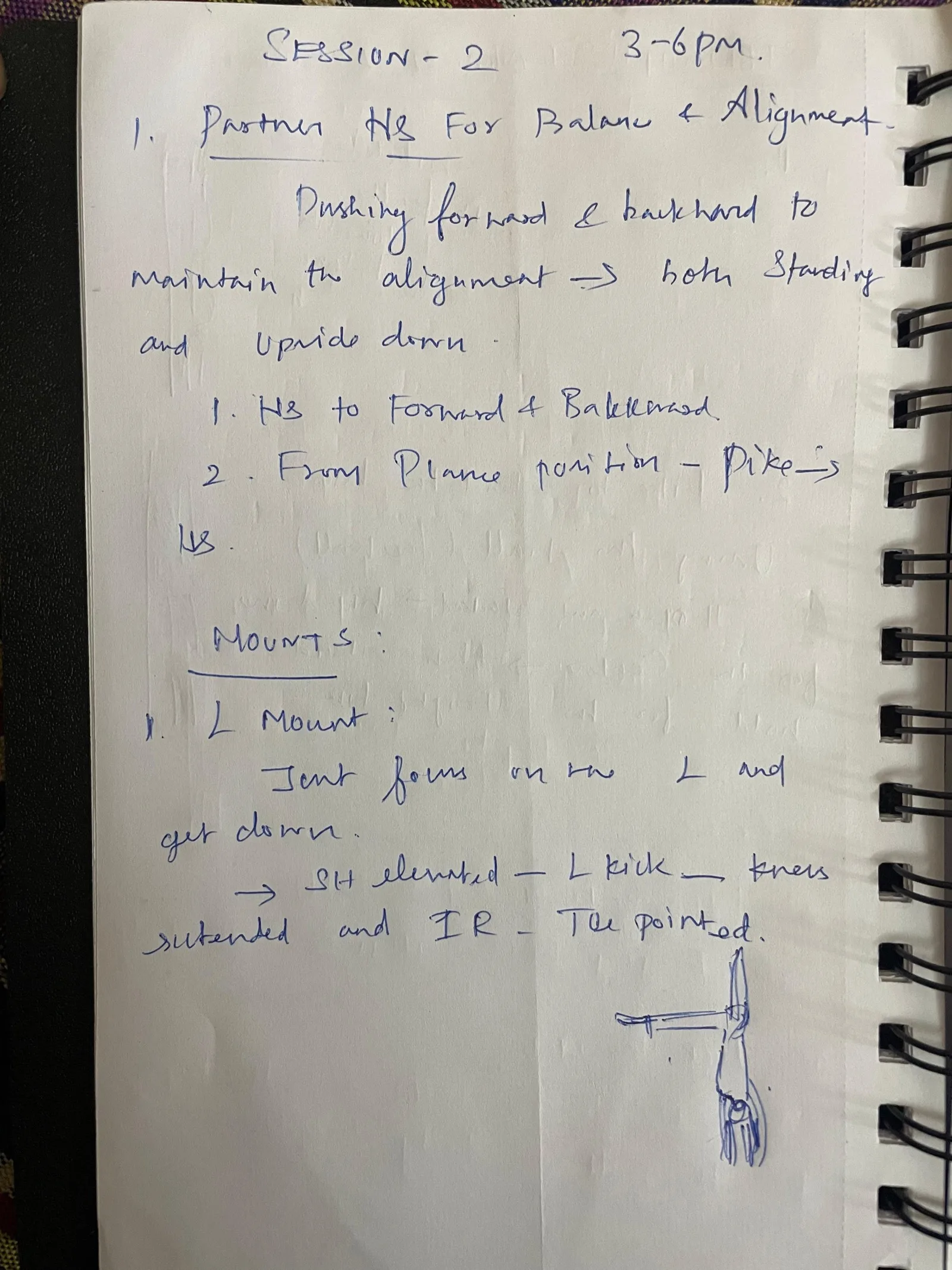 Dinesh's handwritten notes: Day 3 — Session 2 (3-6pm)